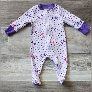 Under Armour Kids Footie in Purple and Pink
